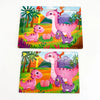 Wooden Animal Jigsaw Puzzles for Toddlers (Set of 12)