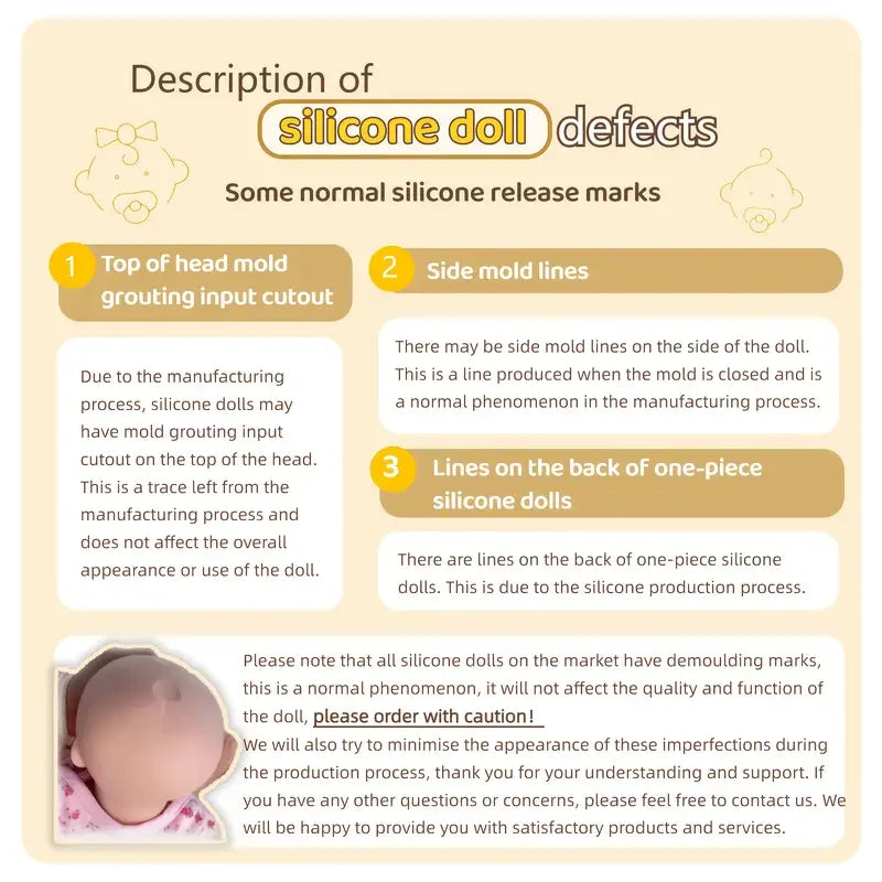 Handmade Silicone Reborn Baby Doll with Two Outfits