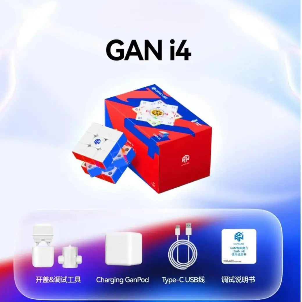 GAN i4 Smart Magnetic Speed Cube with App Connectivity