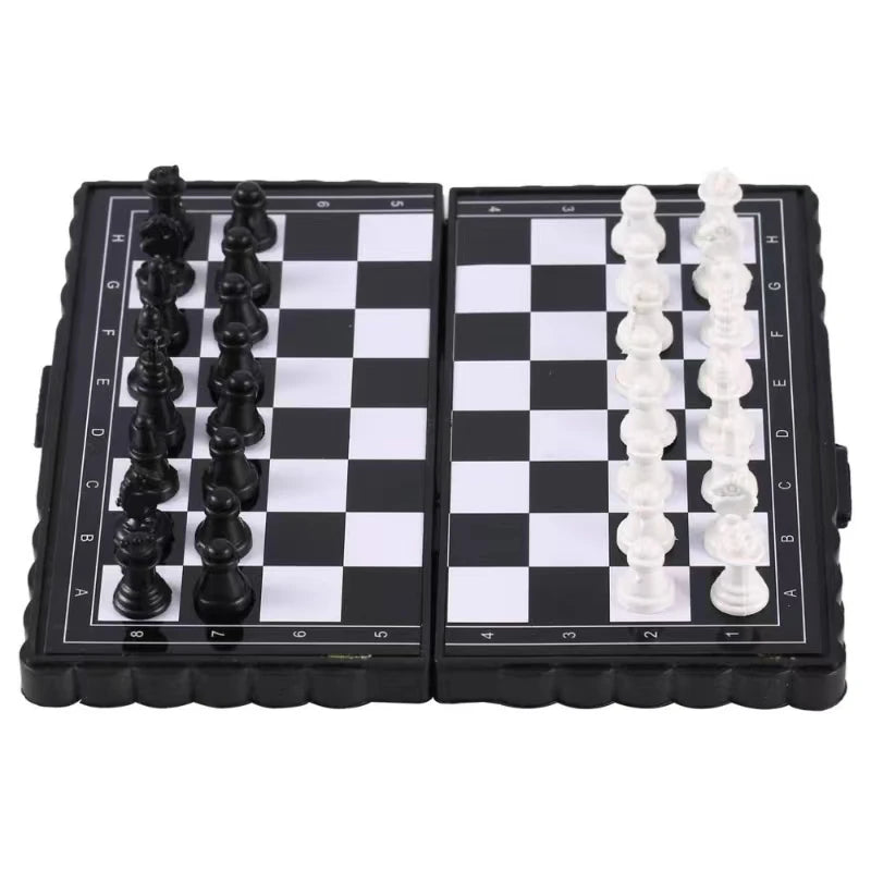 Magnetic Folding Chess Set for Kids – Portable Travel Board Game