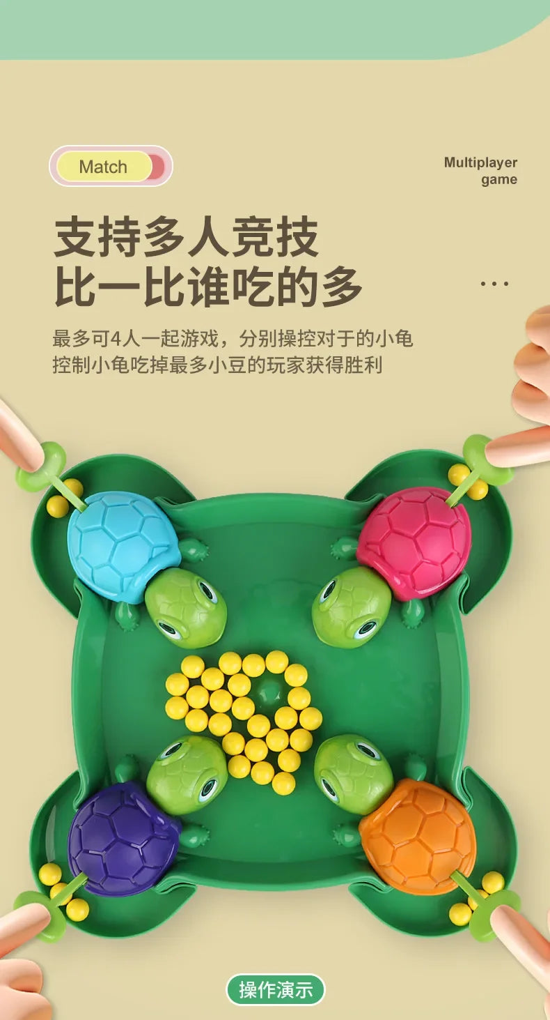 Turtle Eat Beans Board Game for Kids & Families