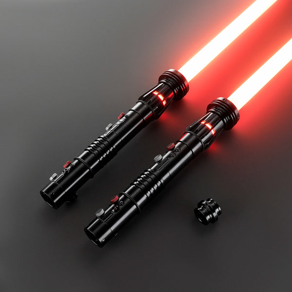 Dual-Blade Lightsaber with Infinity Color Modes and Motion-Activated Effects
