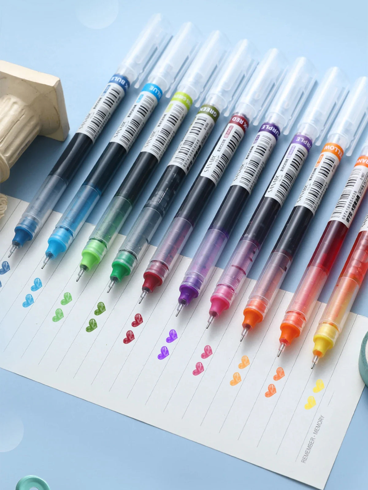 Vibrant Gel Pen Set – Quick-Drying 0.5mm for Smooth Writing