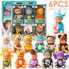 Realistic Sleeping Baby Doll Set – 6-Piece Mini Reborn Doll Collection for Kids