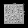 Alphabet & Number Silicone Mold for Epoxy Resin Jewelry Making