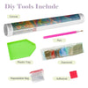 Sea Landscape Diamond Painting Kit — Full Drill, Wall Art