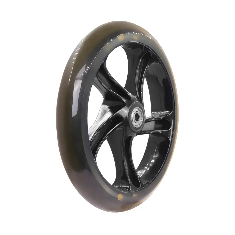 200mm PU Solid Scooter Wheels with ABEC-7 Bearings – Replacement for Razor & Adult Kick Scooters