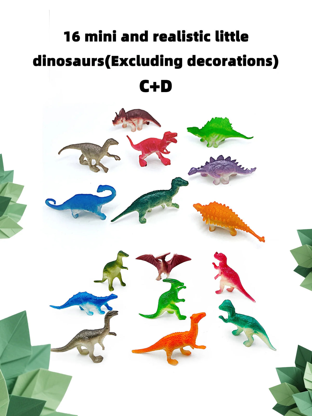 10-Piece Mini Dinosaur Figure Set for Kids and Collectors