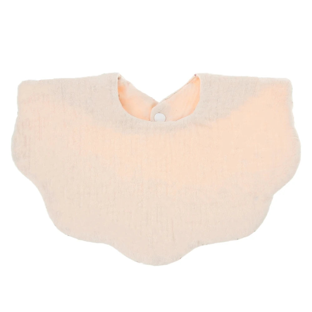 Cotton Baby Bibs with Burp Cloth – Soft Solid Color Bandana Scarf