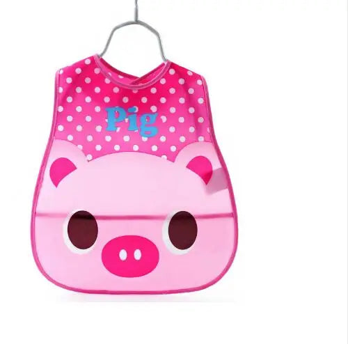 Baby Feeding Bib with Catch Pocket