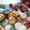 Reusable Rose Silicone Mold with Realistic Layered Petals