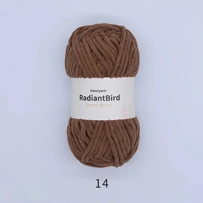 Soft Polyester Yarn for Knitting and Crochet