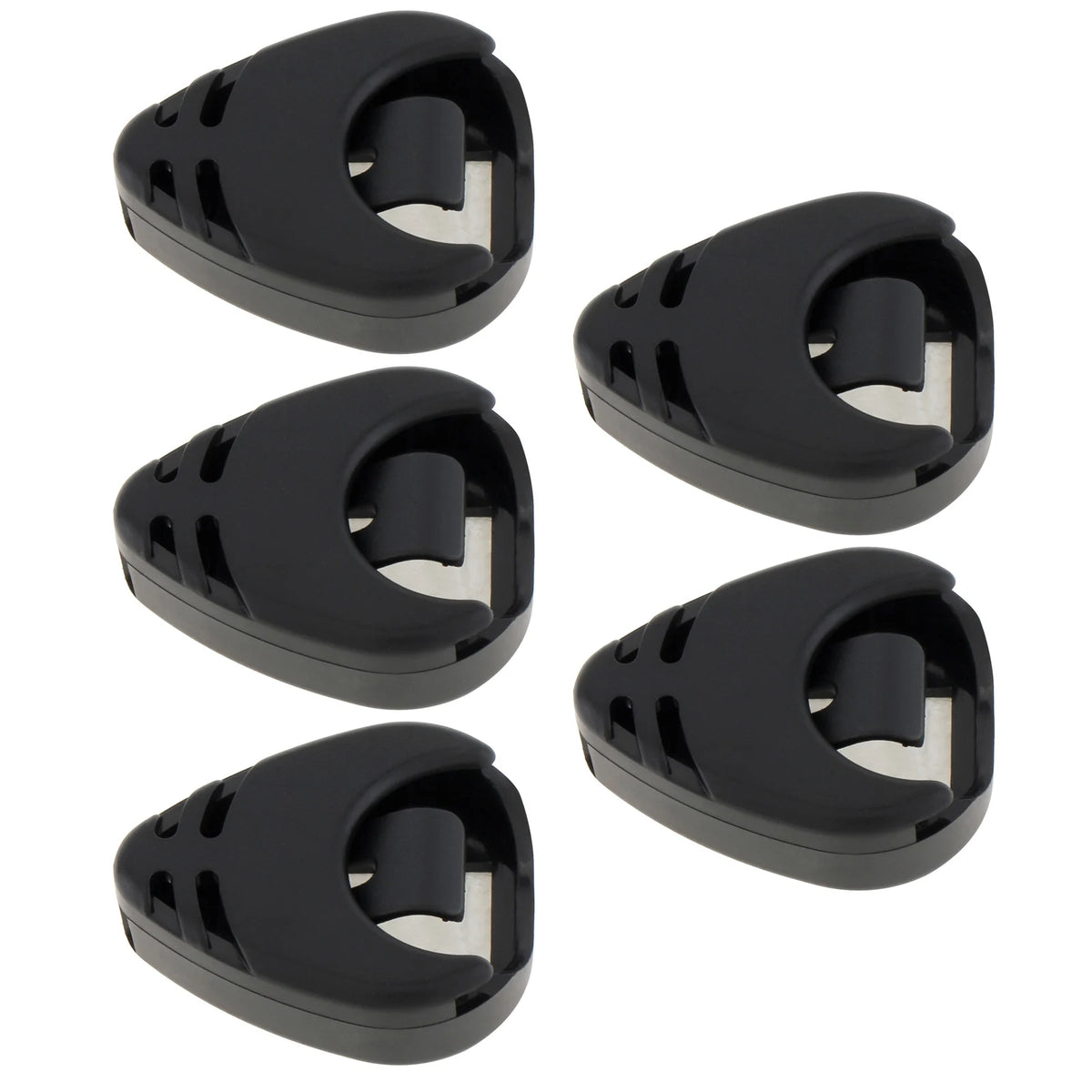 Adhesive Guitar Pick Holder with Celluloid Picks Set