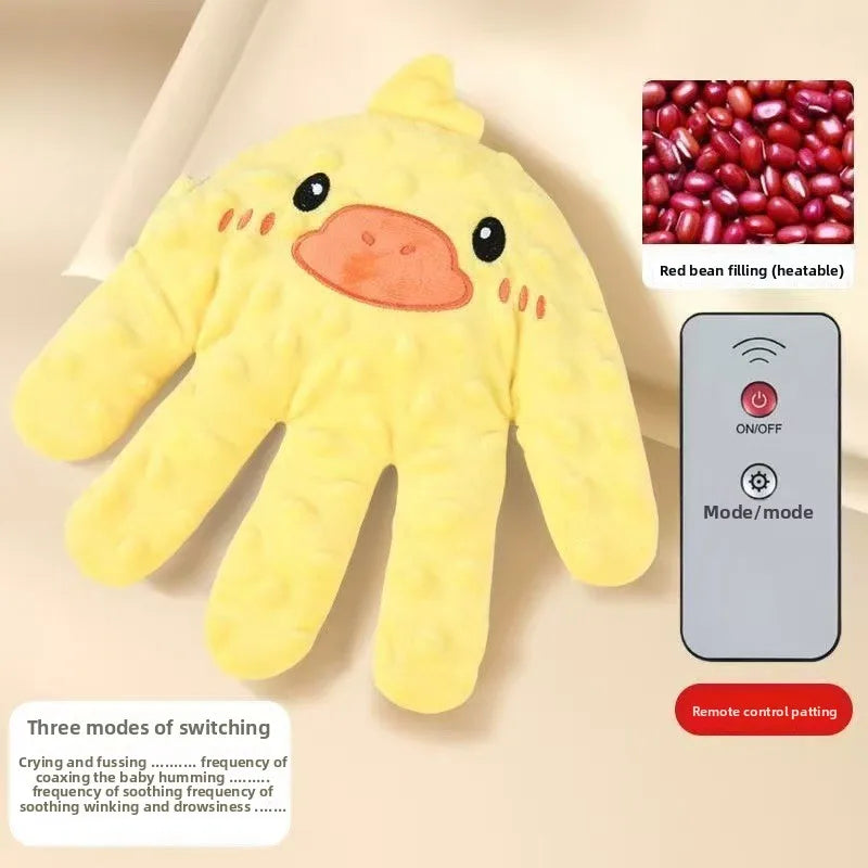 Massant doux jaune pour bébés avec modes pour pleurer, encourager, apaiser et calmer