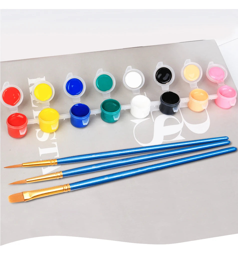 Cherry Blossom Paint by Numbers Kit for Adults – Japanese Scenery Art on Canvas