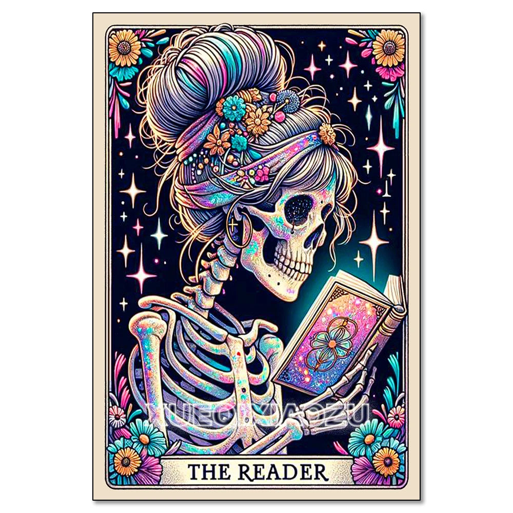 Witch Tarot Diamond Painting Kit - DIY Full Drill Craft for Home Decor