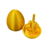 Novelty Middle Finger Easter Egg Desk Figurine