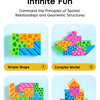 3D Logic Puzzle Building Blocks for Kids – STEM Learning & Fine Motor Skills