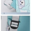 Waterproof Diaper Bag Backpack with Printed Bear Design