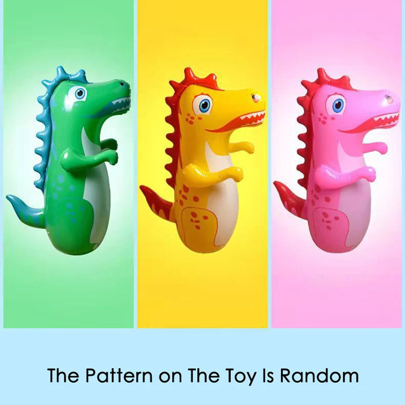 Inflatable Dinosaur Punching Bag Tumbler Toy for Kids