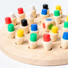 Wooden Color Memory Chess Game for Kids