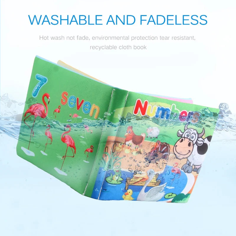 Soft Cloth Baby Books Set for Early Learning – Fruits, Animals, Numbers & More