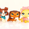 Realistic Mini Animal Figurine Set - Dogs, Cats & Fox