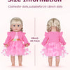 Adorable Baby Doll Clothing Set with Coat and Dress