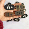 Blood Type Tactical Patches with Glow-in-the-Dark Design