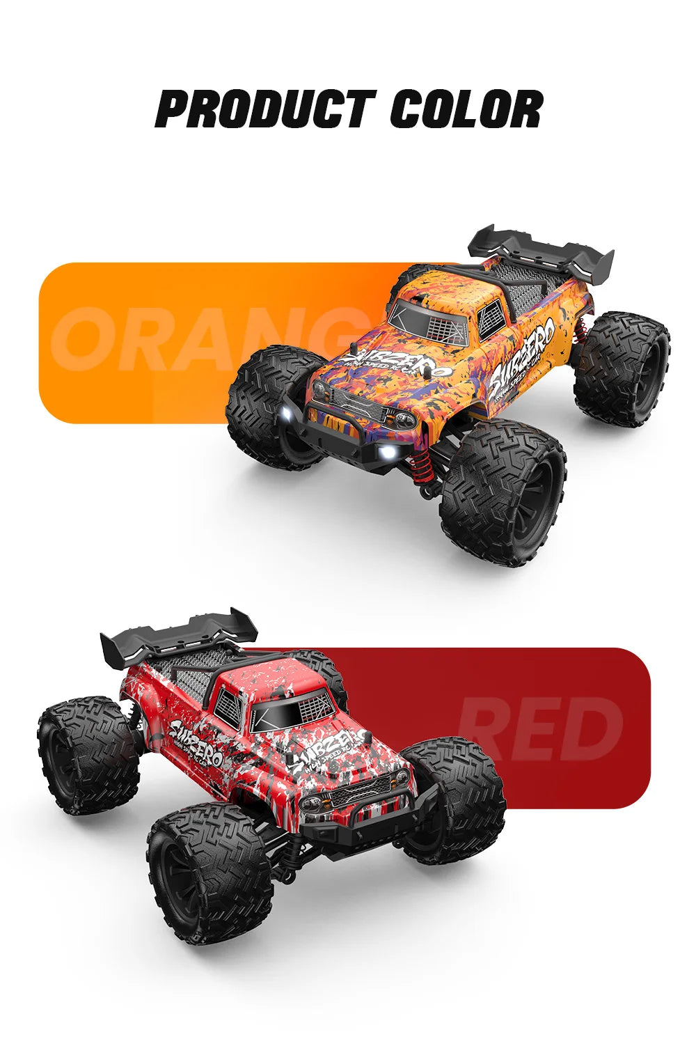 1:16 Scale Remote Control Off-Road Monster Truck