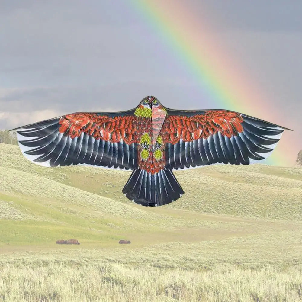 Eagle Pattern Kite with 30m Line – Easy-Fly Outdoor Toy for Kids