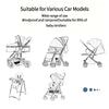 Universal Transparent Stroller Rain Cover with Zipper
