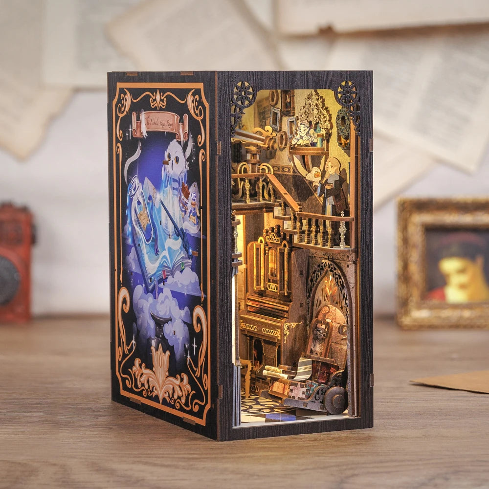 Eternal Bookstore DIY Book Nook Kit with LED Lighting