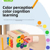 5-in-1 Wooden Shape & Color Sorting Toy for Toddlers