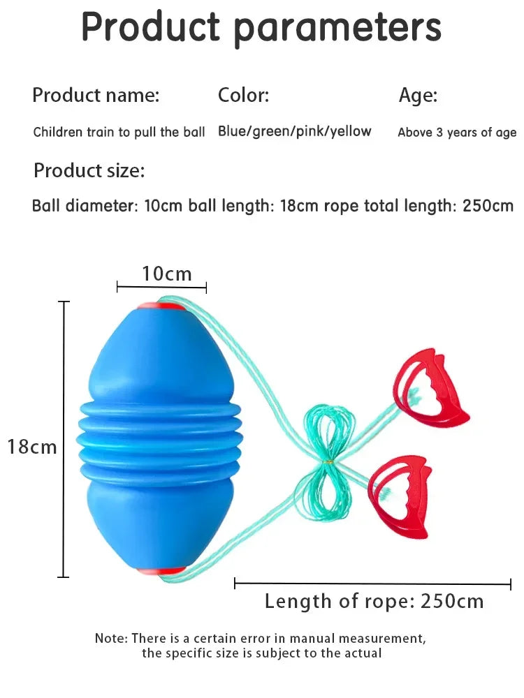 Elastic Pull & Stretch Sensory Ball for Kids – Interactive Outdoor Fun