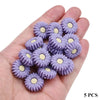 20mm Daisy Silicone Beads for DIY Jewelry & Crafts