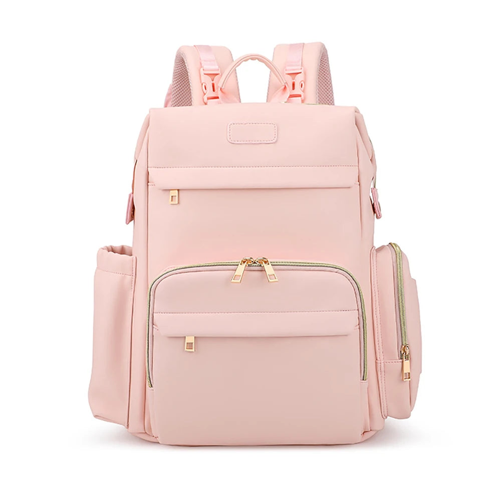 Minimalist Diaper Backpack with Insulated Pockets