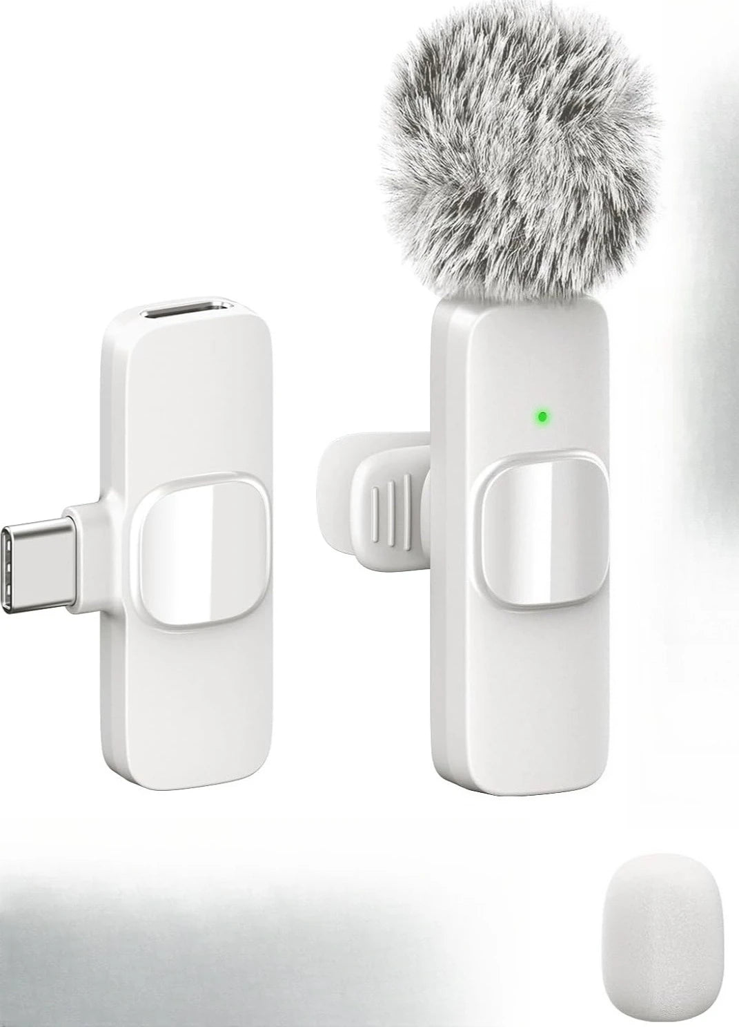 Wireless Lavalier Microphone with Noise Cancellation
