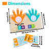A wooden finger counting math toy showing numbers 7, 2, and 9 on a board with fingers for toddlers.