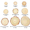 Natural Pine Wood Slices for DIY Crafts and Decor