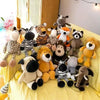 Soft Forest Animal Plush Toys Set – Lion, Elephant, Monkey & More