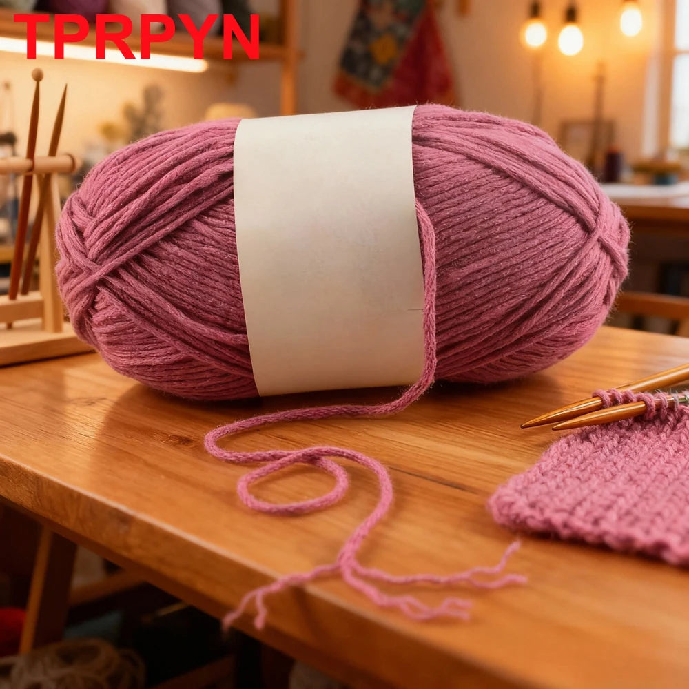 Soft Acrylic Yarn for Knitting & Crochet – 200m Skein