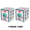 Two mystery blind box figures from the Alien Stage Art School series in light blue packaging