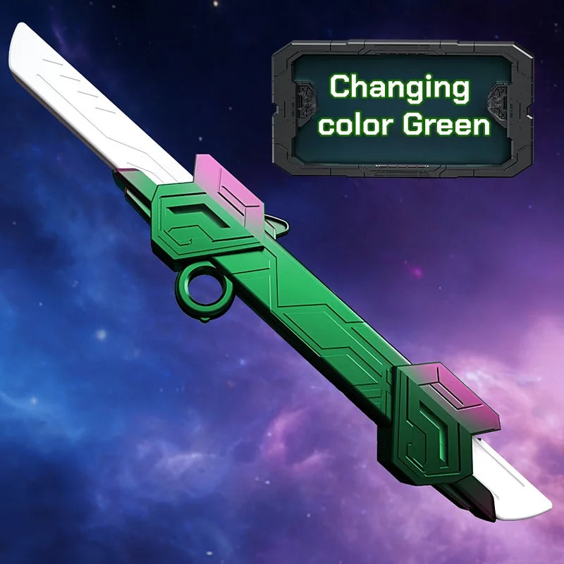 Retractable LED Lightsaber with Sound Effects & 7 Color Modes