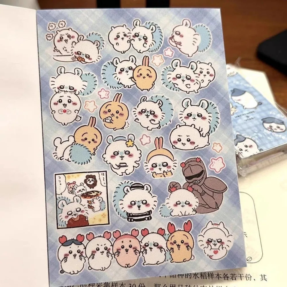 Portable Cartoon Sticker Book for DIY Journaling and Scrapbooking