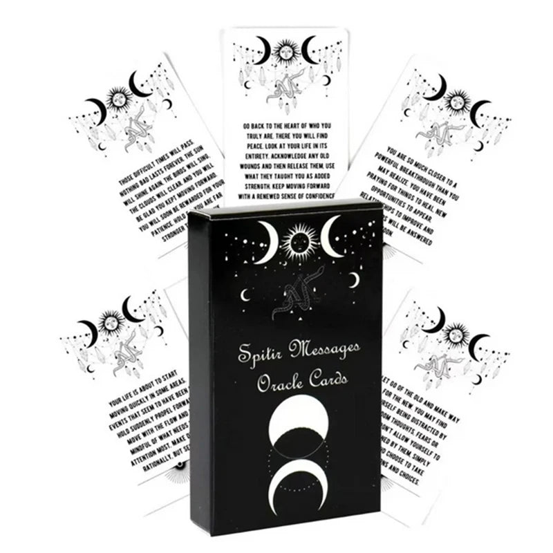 Spirit Messages Oracle Card Deck – 54 Cards for Guidance &amp; Inspiration