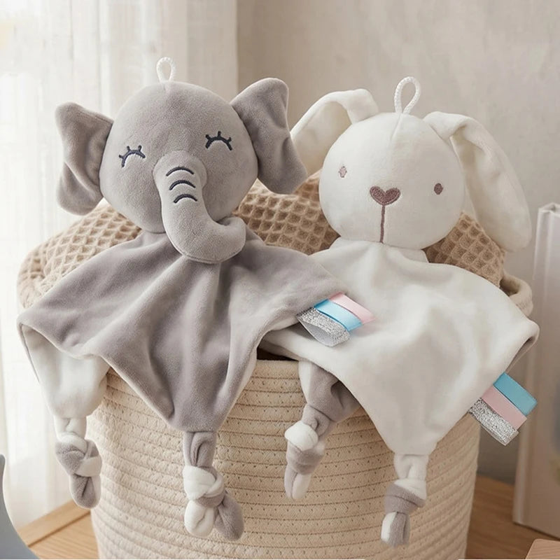 Cuddly Elephant Baby Comforter with Teether & Rattle