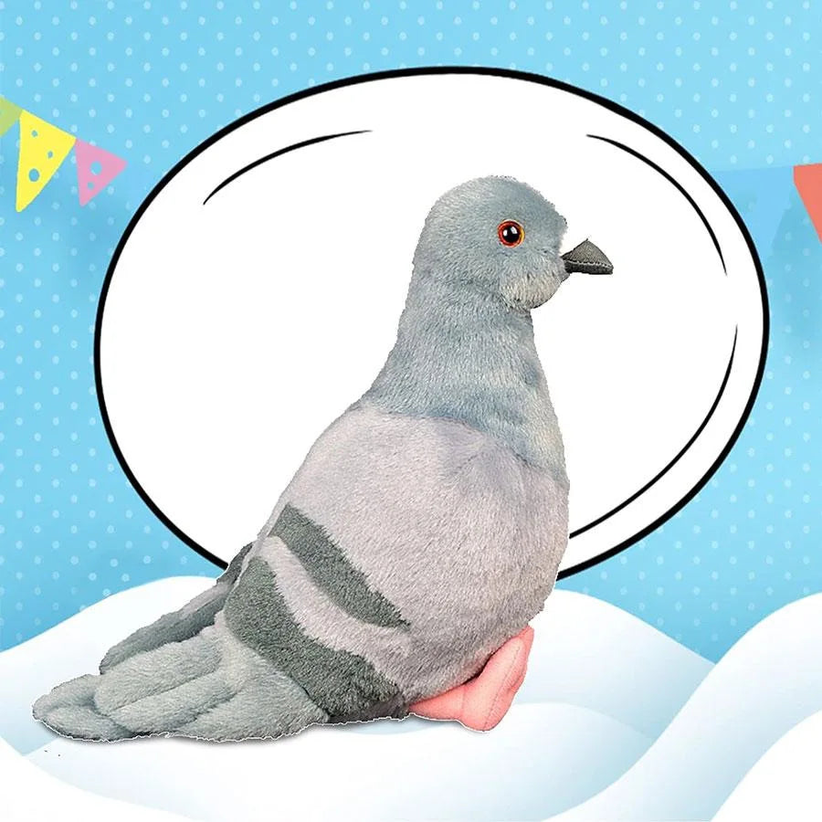 Kawaii Plush Pigeon Stuffed Animal – Soft Cuddly Dove Toy for Decor and Gifting