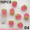Fruit & Floral Resin Nail Art Decorations