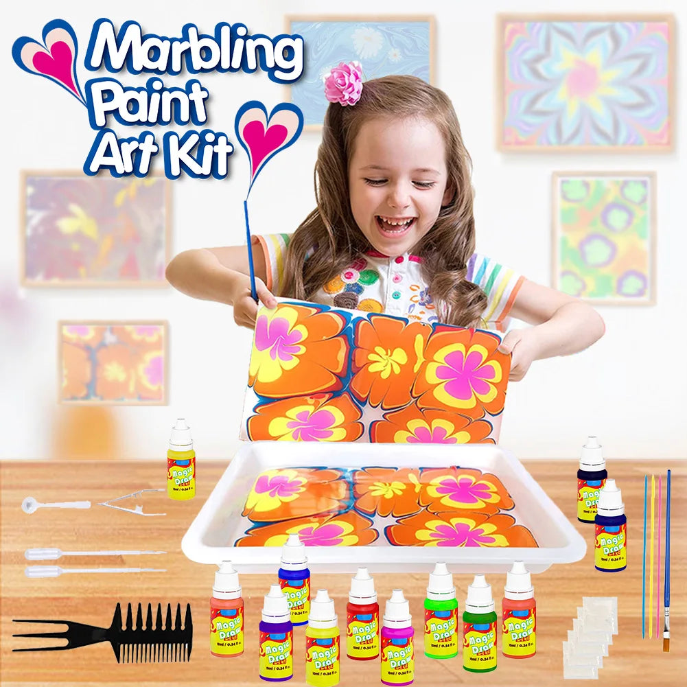 Kids Water Marbling Painting Kit